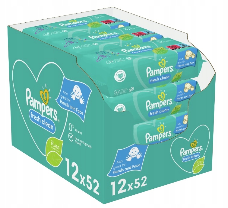 chusteczki nawilżające pampers allegro