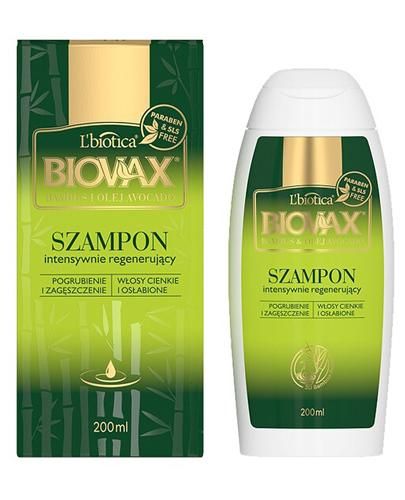 biovax szampon intensywnie regenerujący olej z avocado