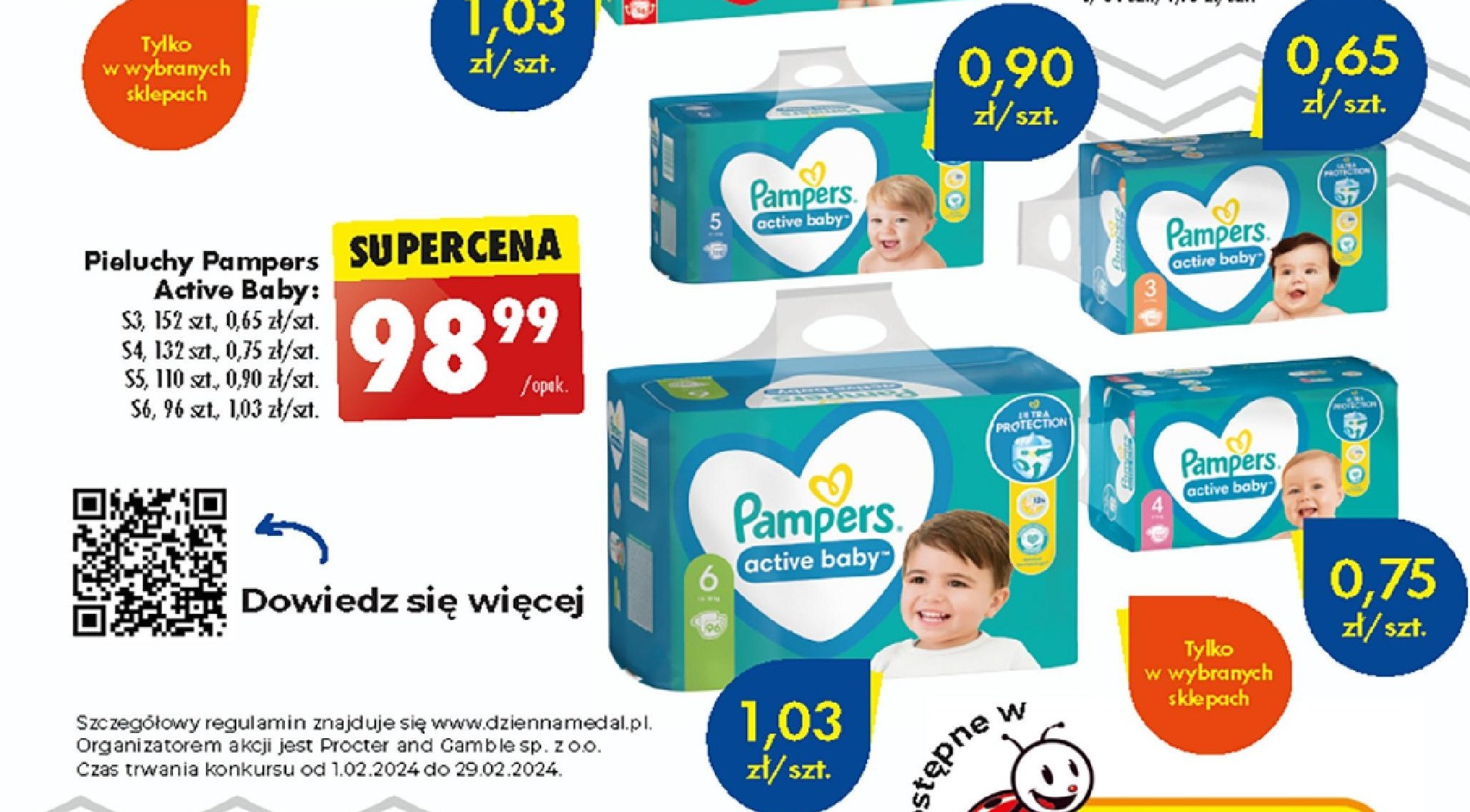 pampers active baby dry 6 promocja