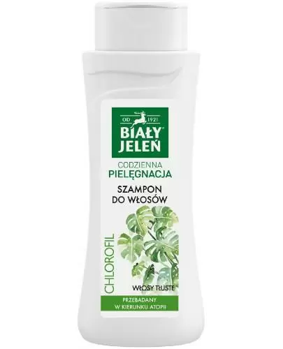 biały jeleń szampon dermo łagodzący z naturalnym chlorofilem 300 ml