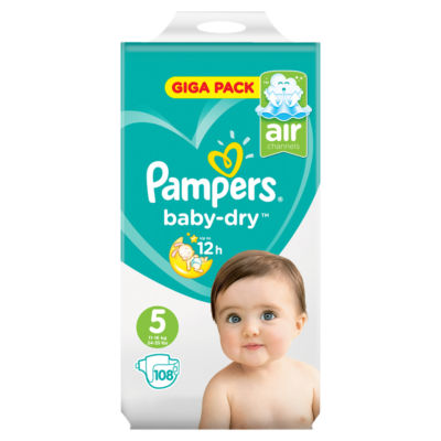 giga pack pampers baby dry 5