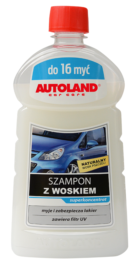 autoland szampon usuwa woski