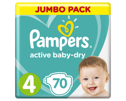 pampers active baby dry 4 106 szt