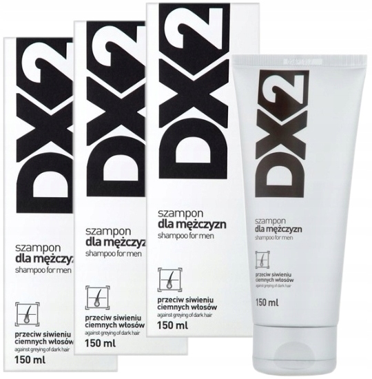 dx2 szampon dla mężczyzn przeciw siwieniu włosów 150 ml