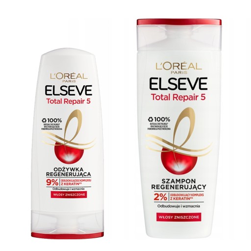 loreal elseve szampon włosy zniszczone