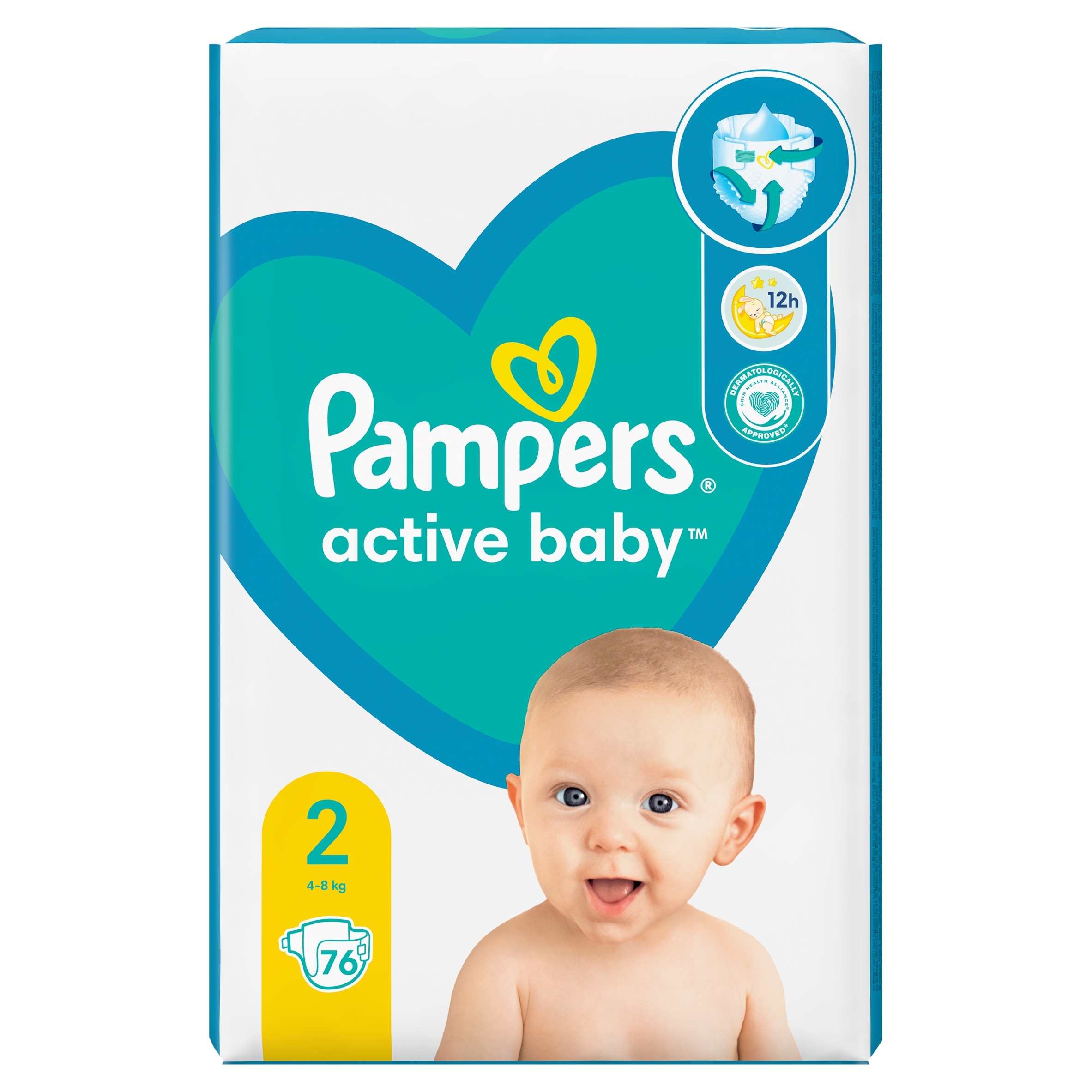 pampers 2 76 szt