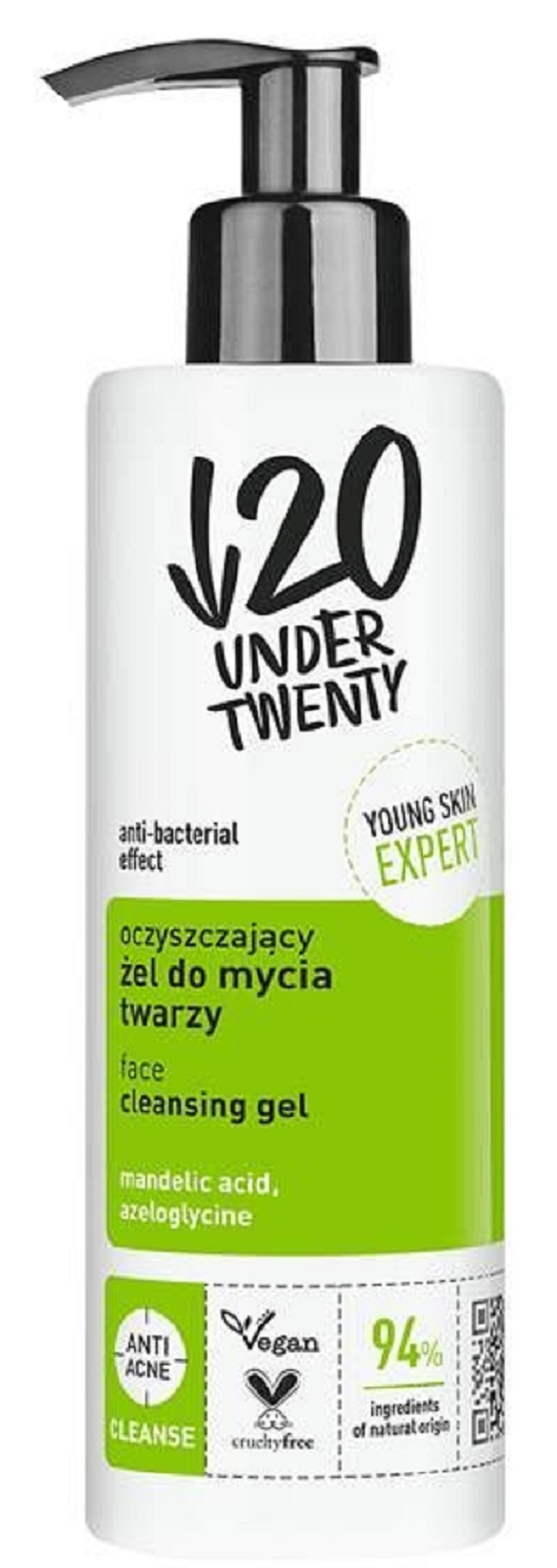 płyn do mycia twarzy under twenty