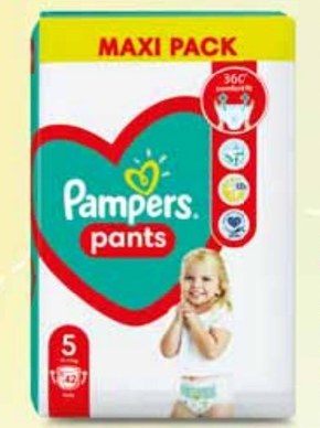 pieluchomajtki pampers 5 tesco