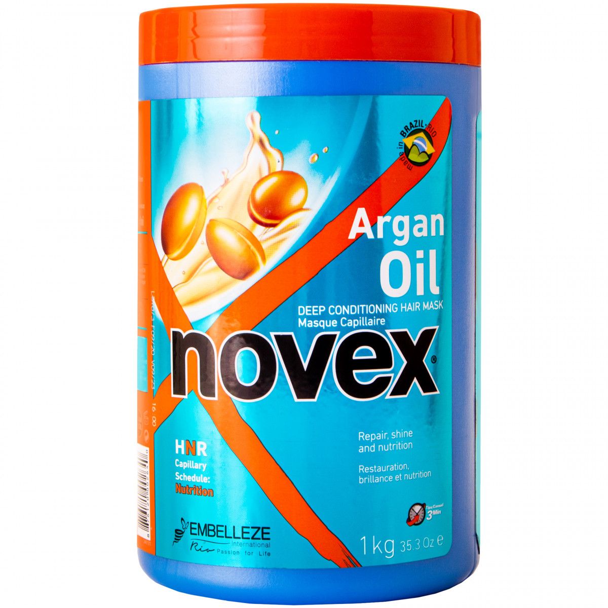 novex argan oil szampon włosy zniszczone 300ml