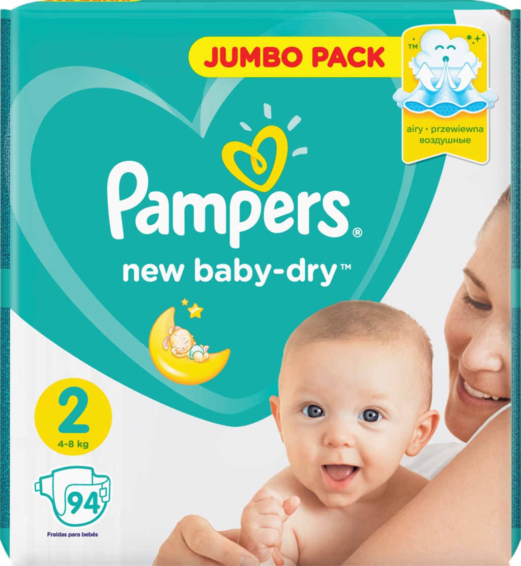 pampers new dry