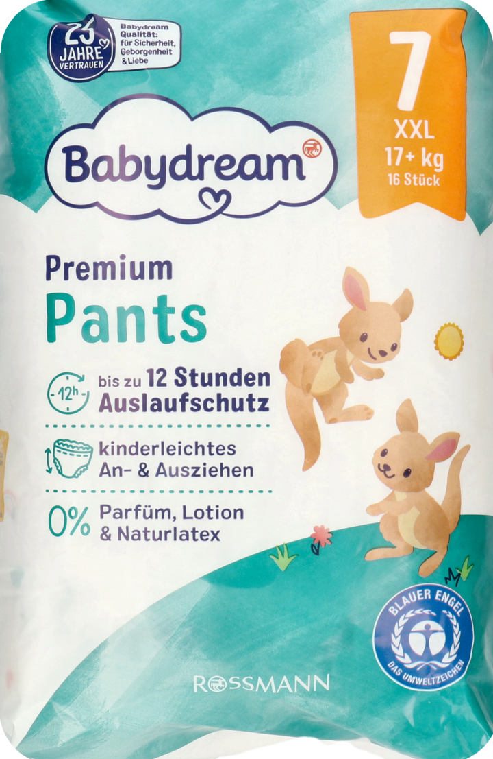 rossmann babydream pieluchomajtki 6 cm