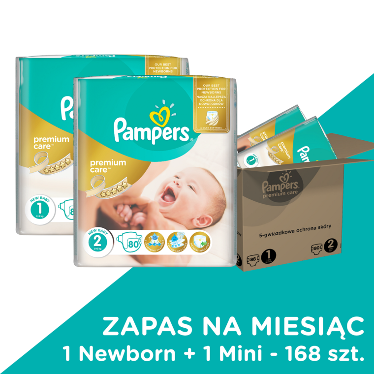 smyk pampers zapas na miesiąc