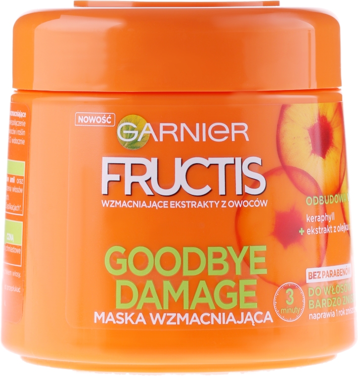 garnier fructis goodbye damage maska wzmacniająca do włosów bardzo zniszczonych