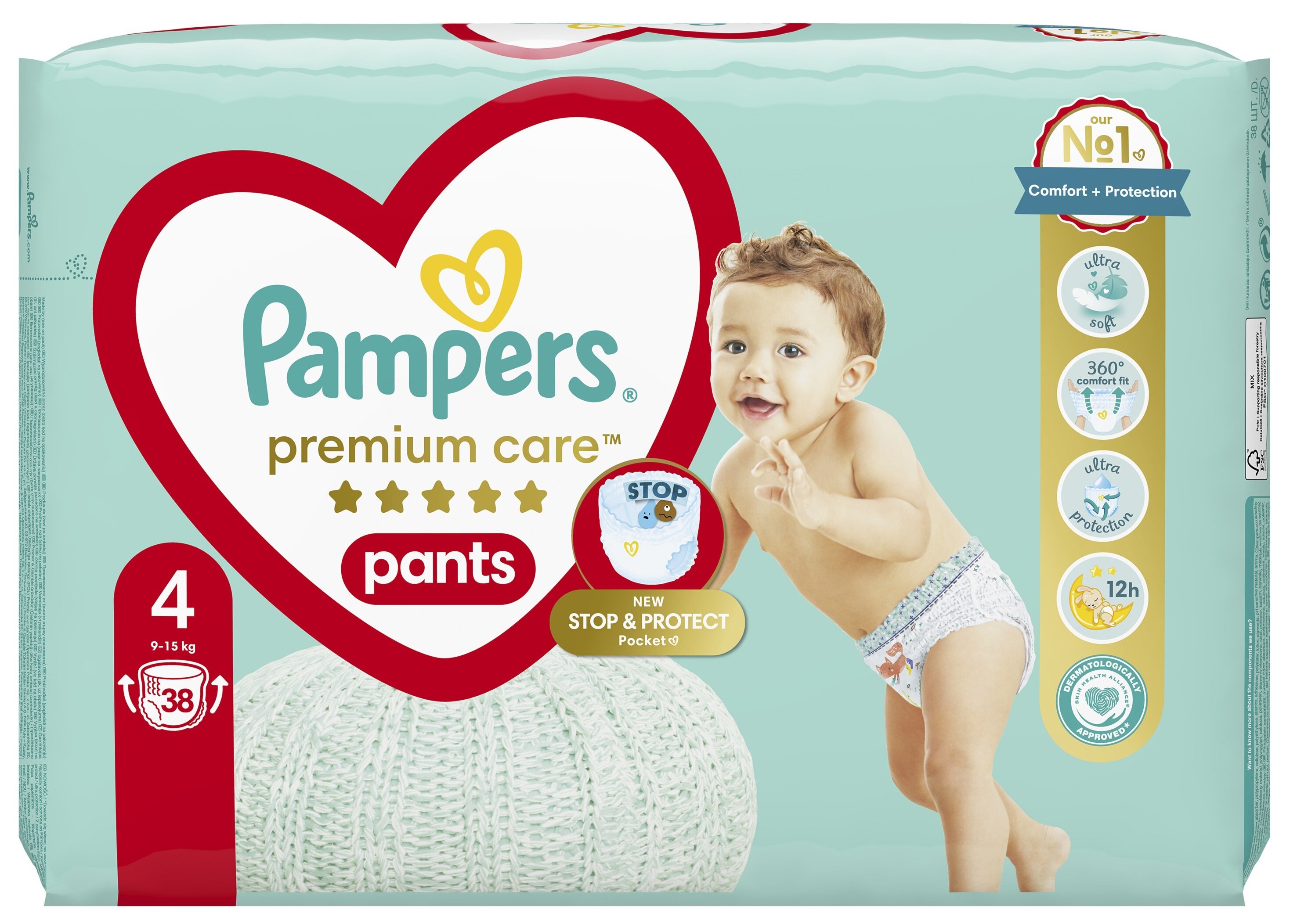 pieluchomajtki pampers premium care 6