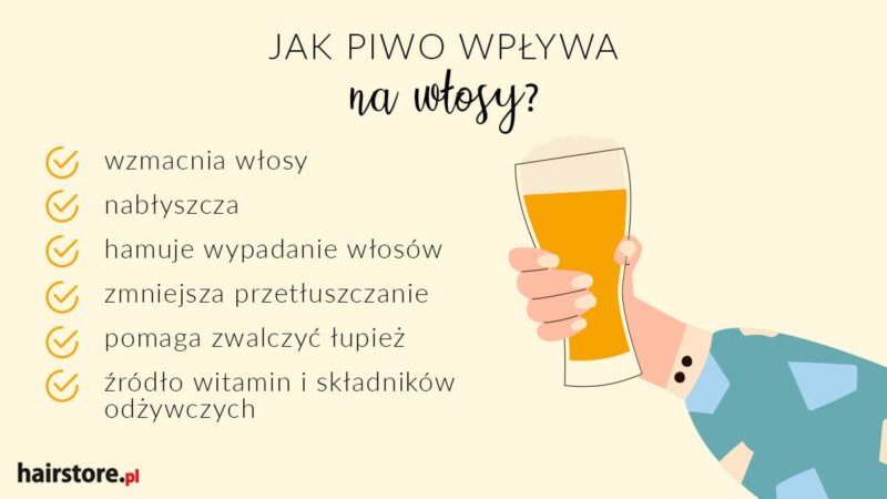 odżywka do włosów z jajka i piwa