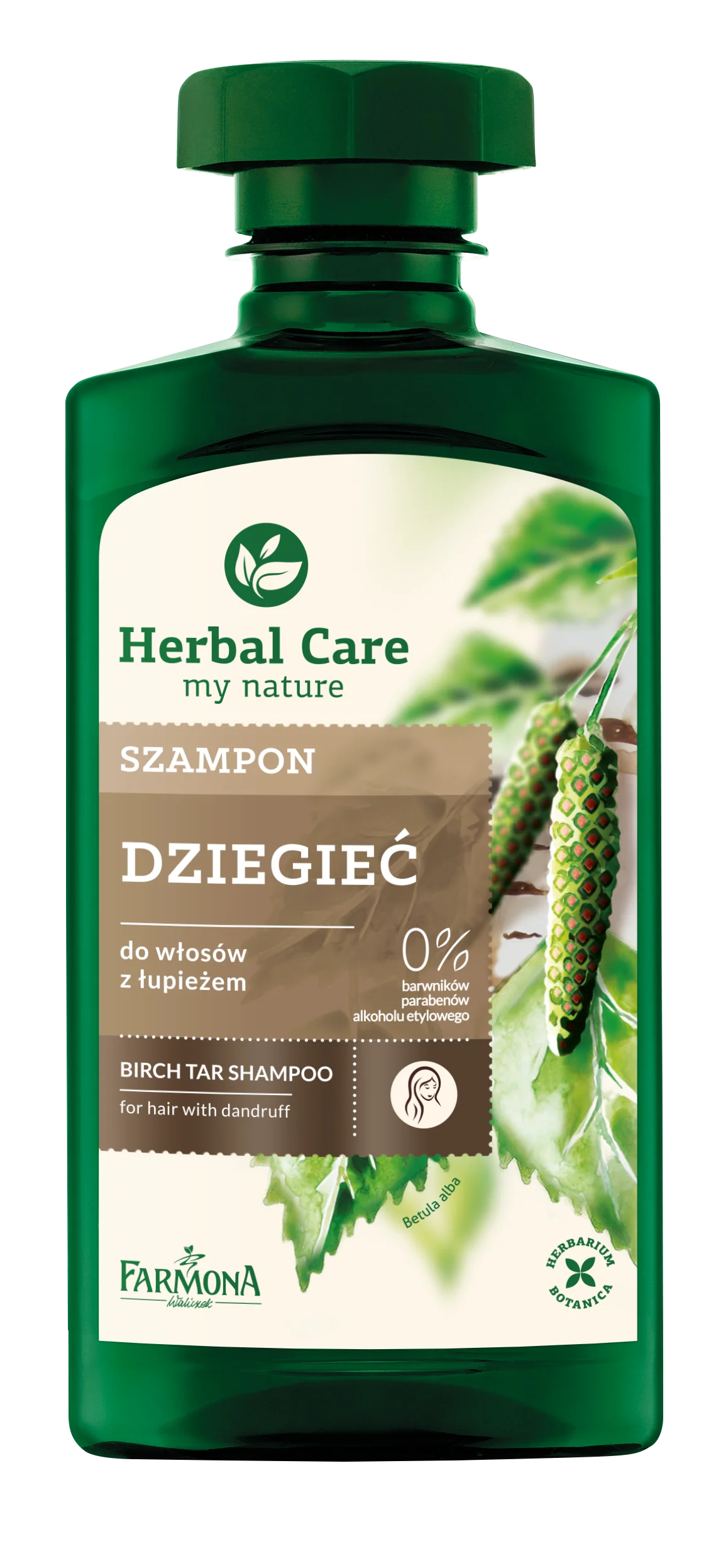 farmona herbal care szampon do włosów z łupieżem dziegieć skład