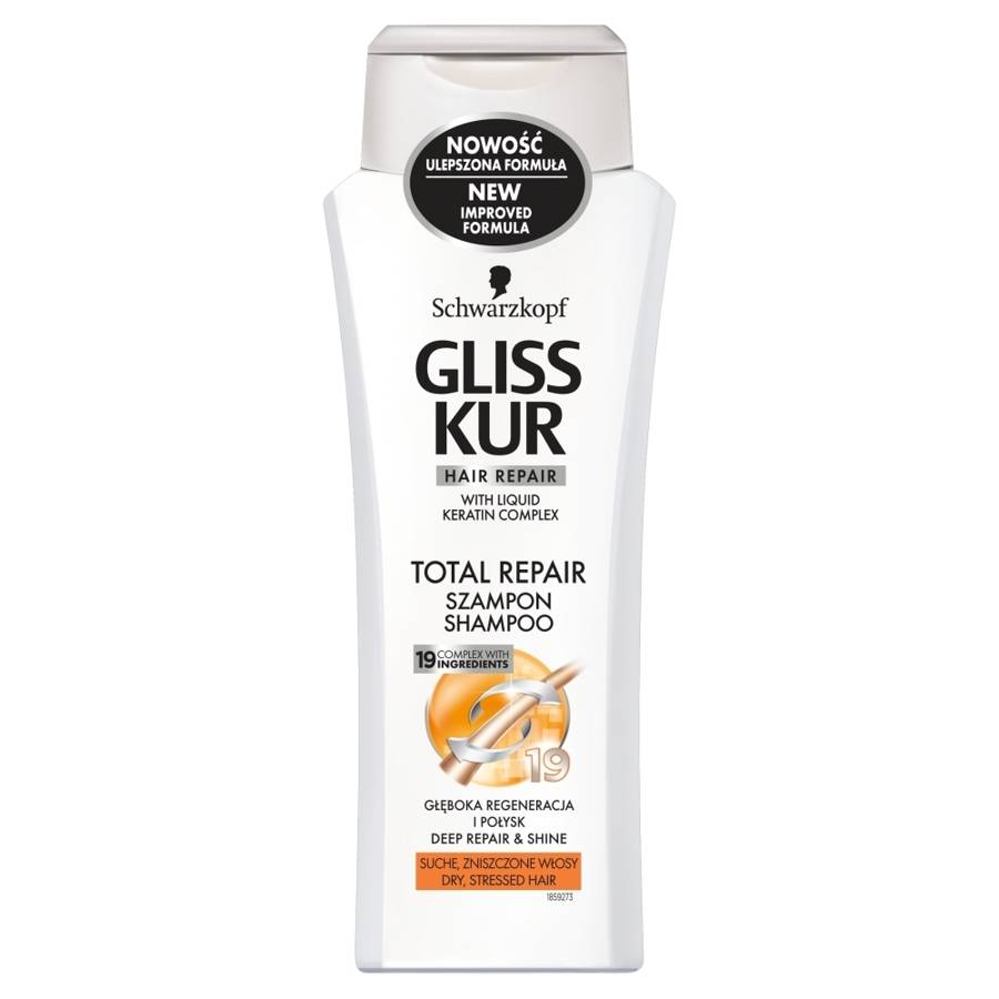 schwarzkopf gliss kur total hair repair szampon skład