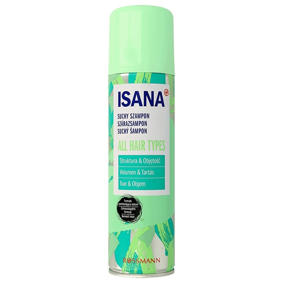 isana suchy szampon efekt