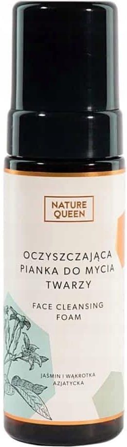 nature queen oczyszczająca pianka do twarzy