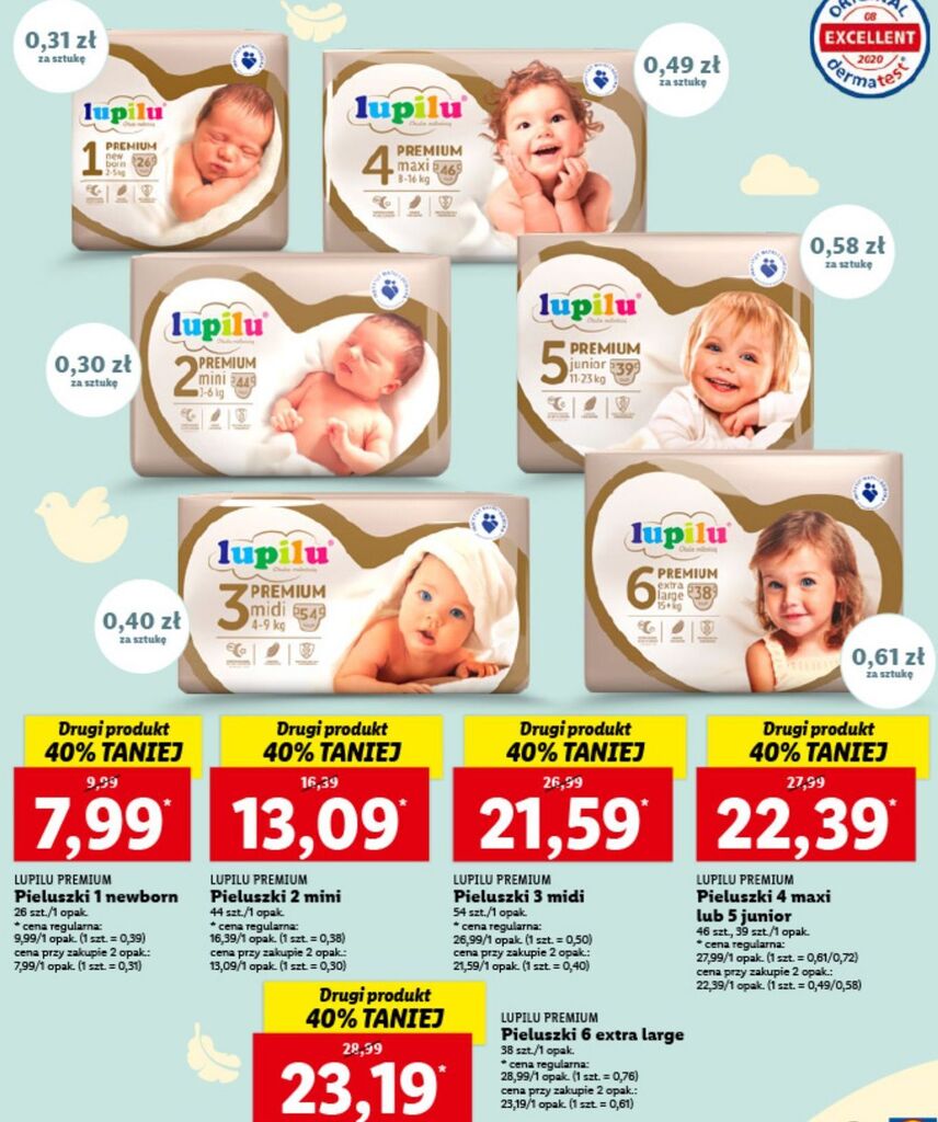 lidl promocja lupilu pieluchy