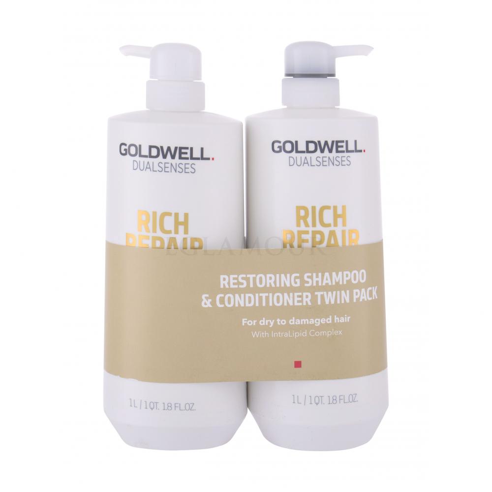 zestaw szampon odżywka goldwell rich repair 1000