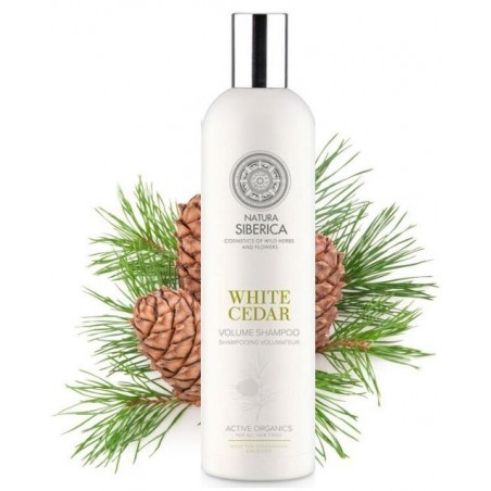 natura siberica white cedar szampon zwiększający objętość 400ml