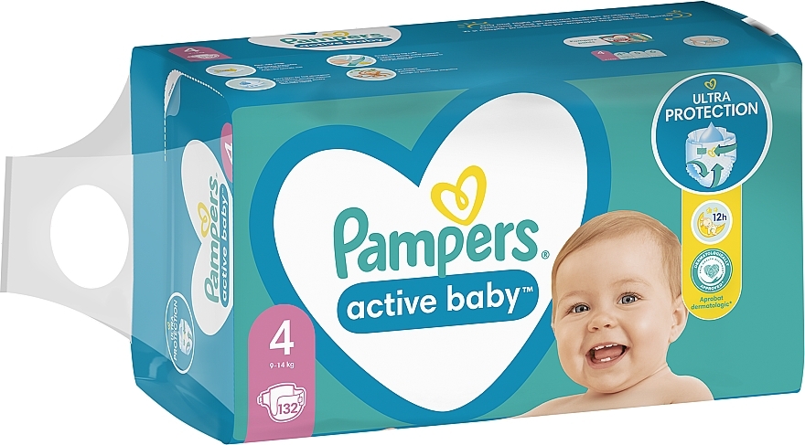 pieluchy pampers 4 132 szt