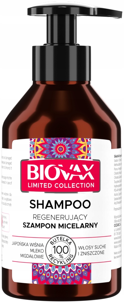 szampon biovax z pompką