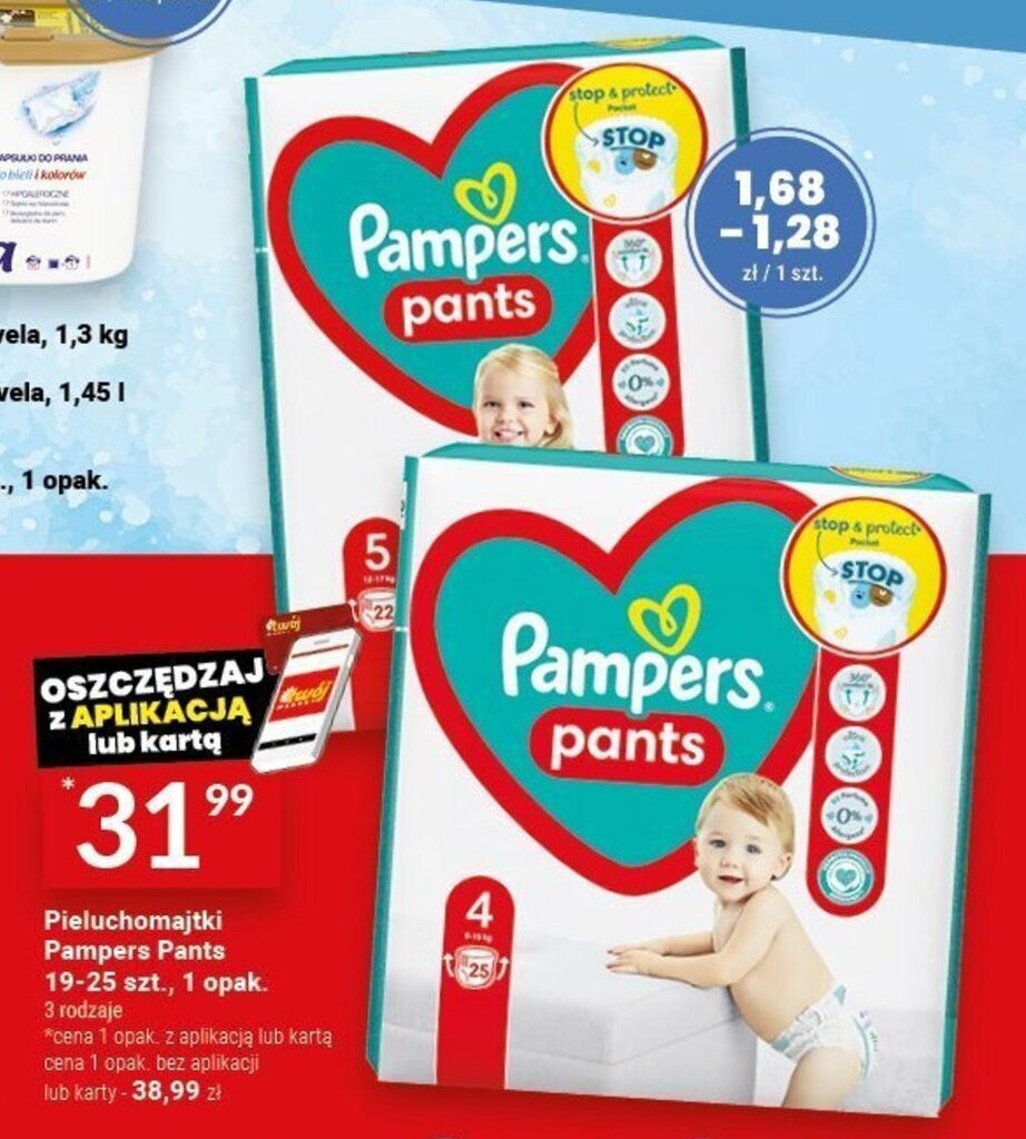 19 zł rabatu pampers