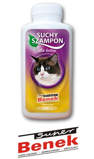benek suchy szampon dla kota