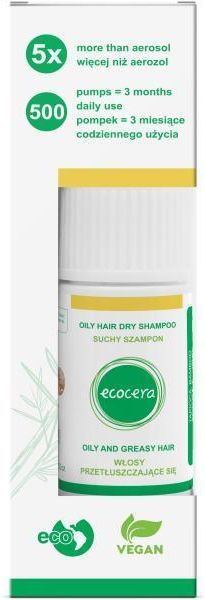 ecocera oily hair suchy szampon do włosów przetłuszczających się 15g