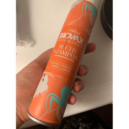 suchy szampon biovax mango