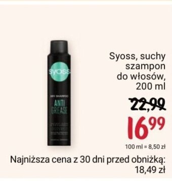 suchy szampon syoss rossmann