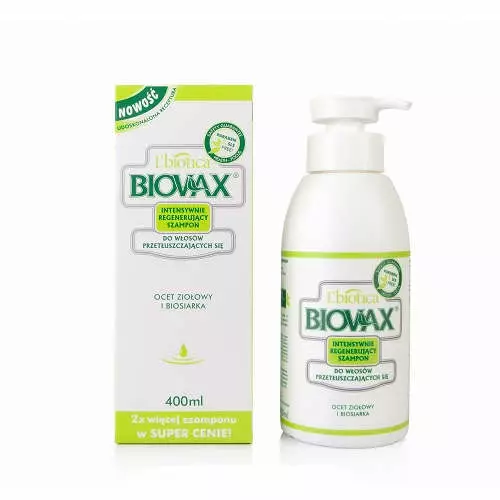 biovax do włosów przetłuszczających się intensywnie regenerujący szampon opinie