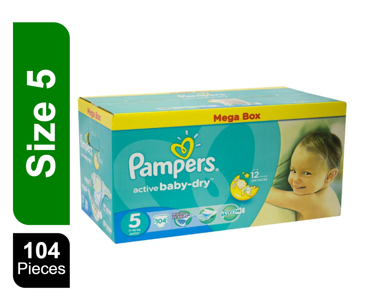 pampers activ baby 5 mega box