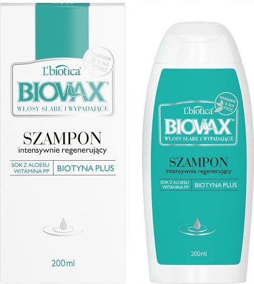 biovax szampon włosy słabe