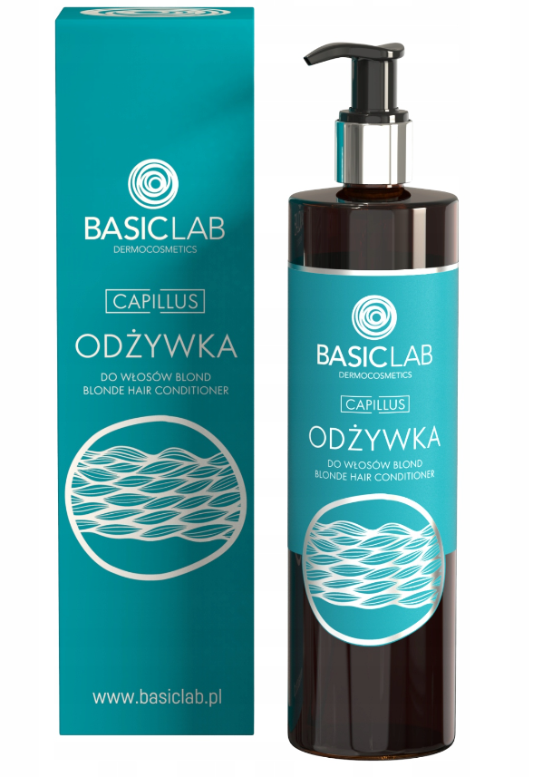 basiclab capillus odżywka do włosów blond