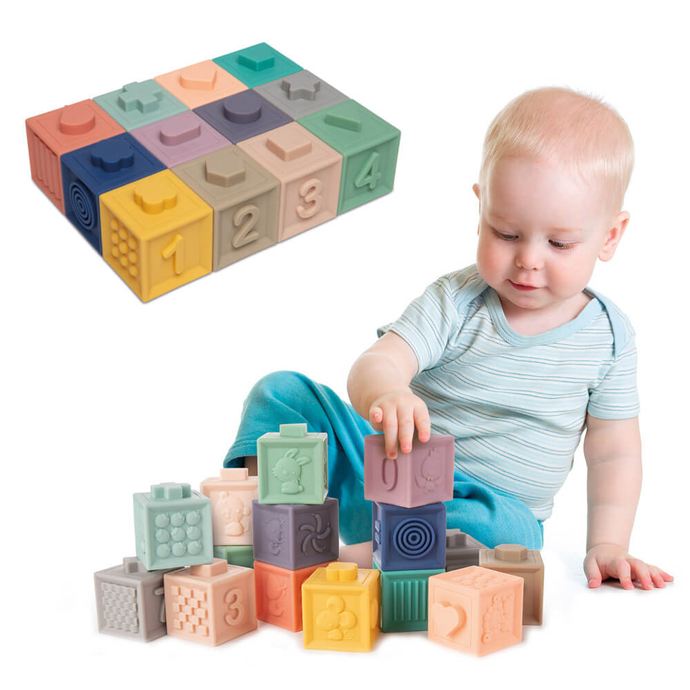 Canpol Babies 79/102 Kolorowe klocki sensoryczne