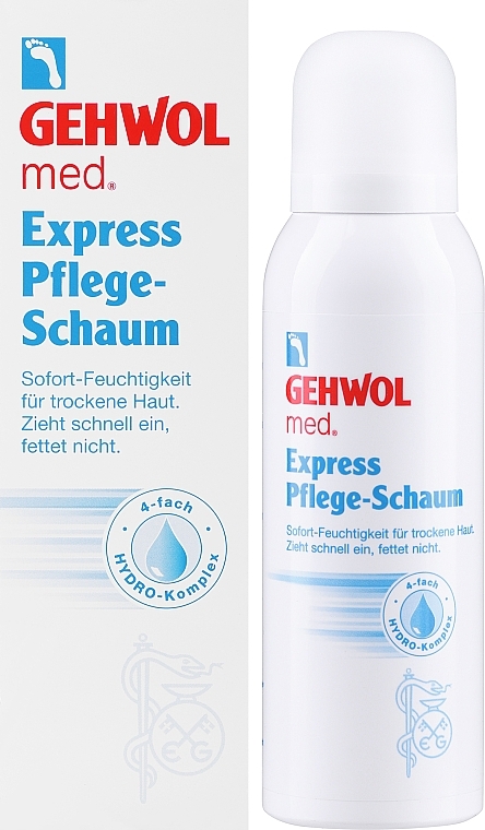 gehwol med express pflege-schaum pianka nawilżająca do skóry 125ml