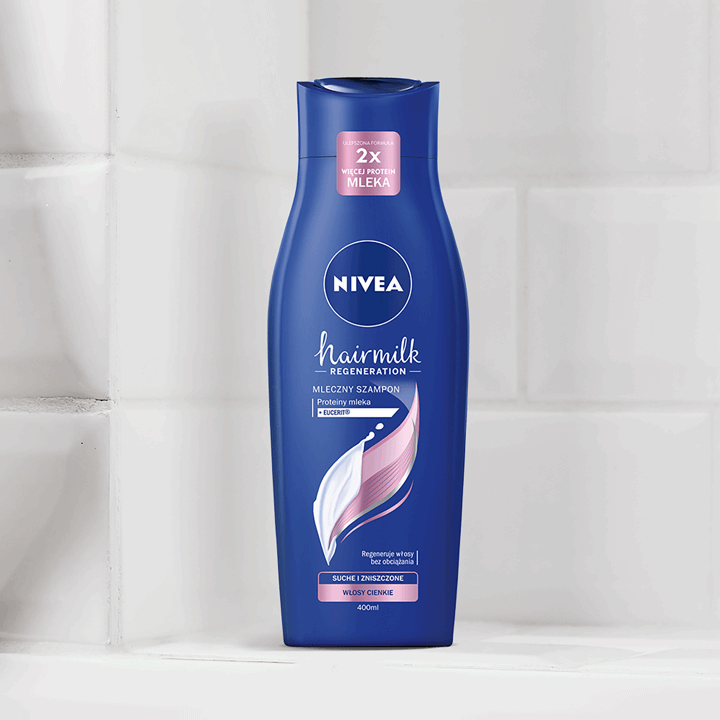 nivea hairmilk mleczny szampon c