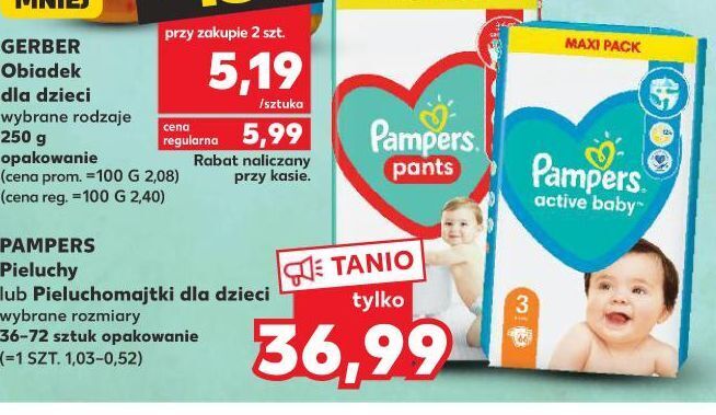 pampers sleep and play 4 promocja kaufland 2016