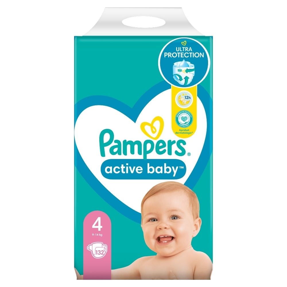 pampers 3 cena za 132 sztuki