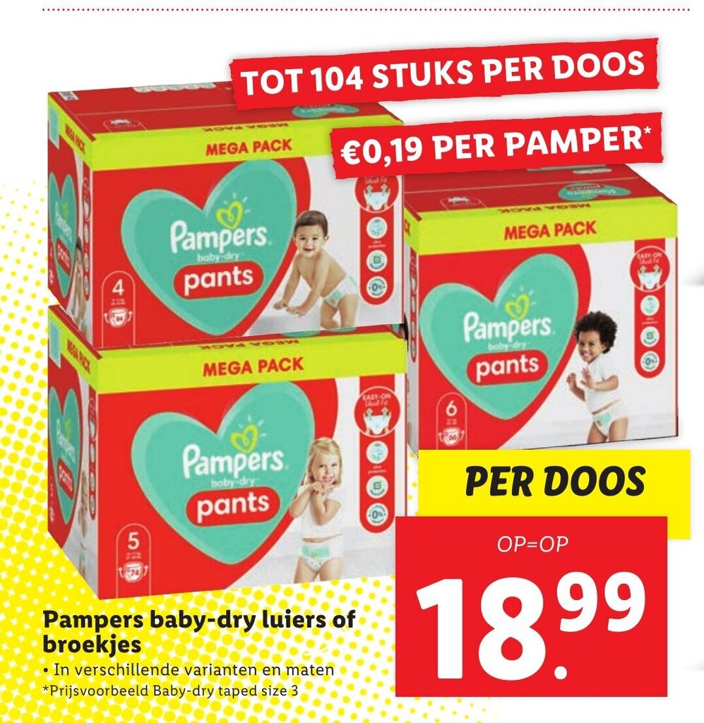 pampers 4 mega pack lidl