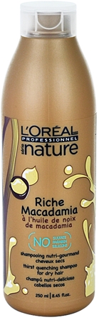 szampon do włosów suchych riche macadamia loréal professionne