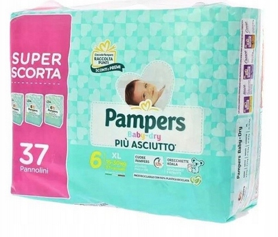 pieluchy pampers do 30kg