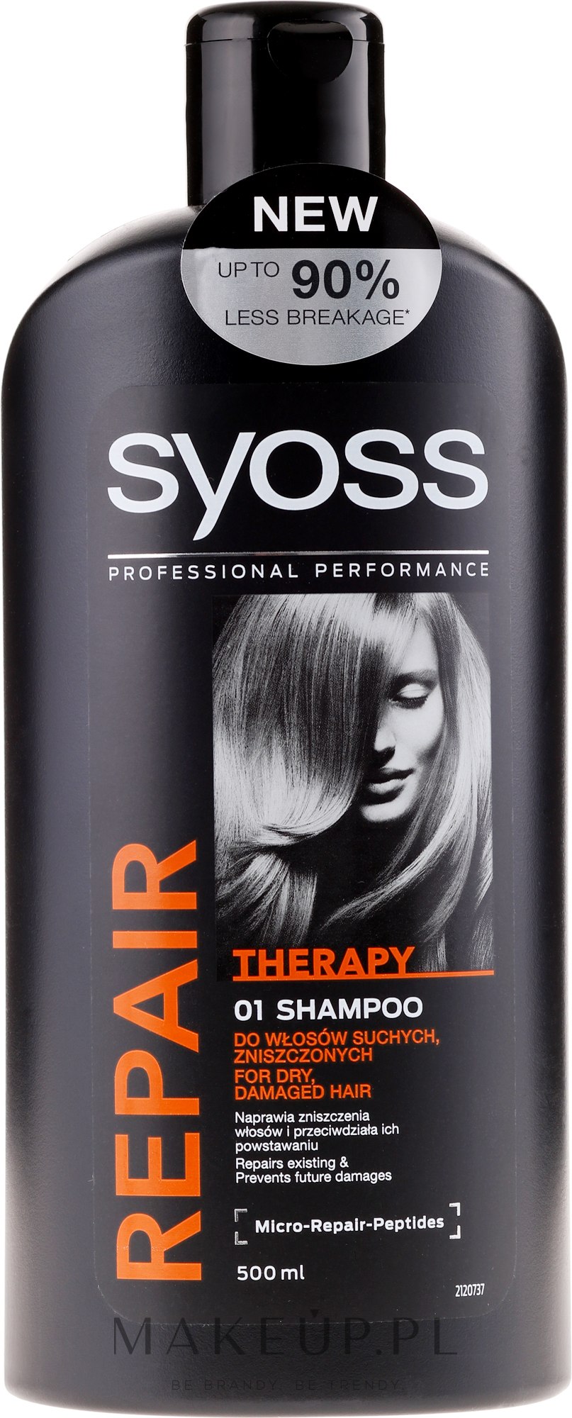 syoss repair therapy szampon do włosów suchych i zniszczonych