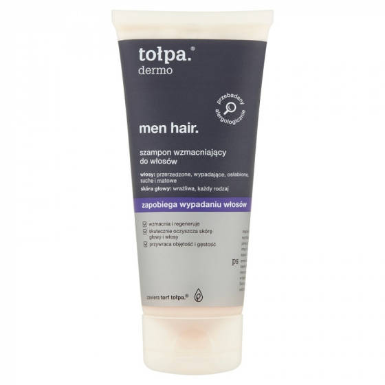 tołpa men hair regenerujący szampon do włosów siwych 200ml