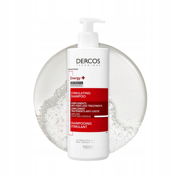 vichy dercos szampon wzmacniający włosy z aminexilem 400 ml