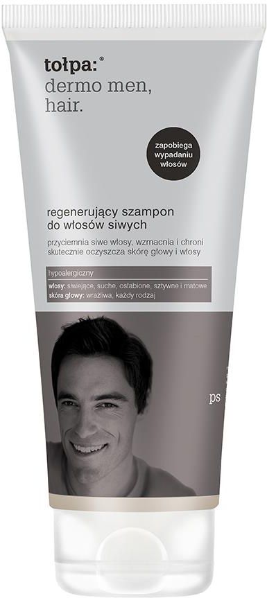 tołpa dermo men hair regenerujący szampon do włosów siwych 200ml