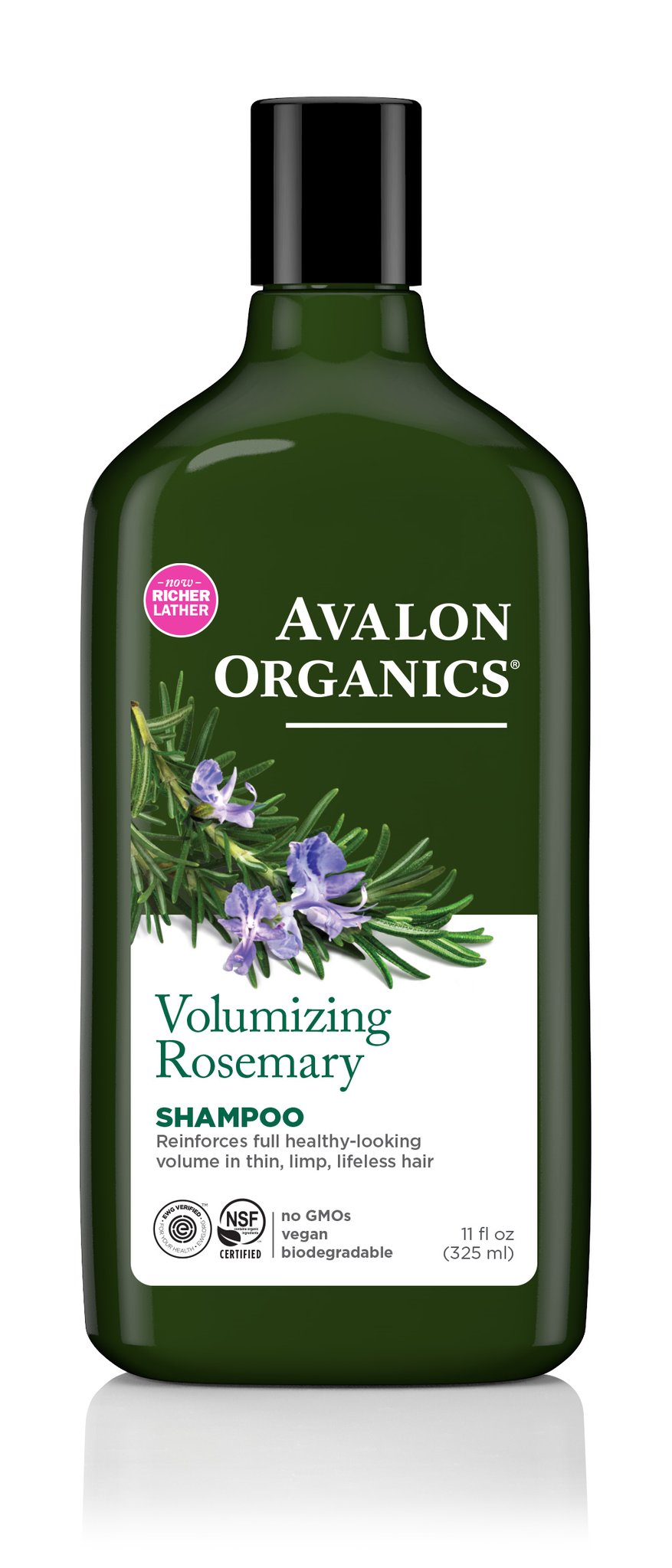 rozmarynowy szampon zwiększający objętość avalon organics